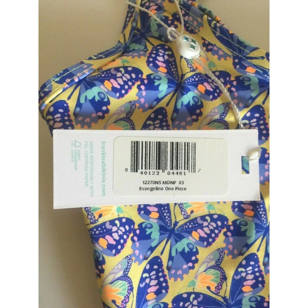 NWT Frankies Bikinis Evangeline One Piece Swimsuit